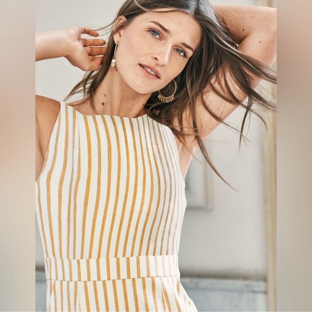 Boden Maggie Dress Midi Stripe Linen Size UK
12R US 8R NWT - Picture 9 of 9